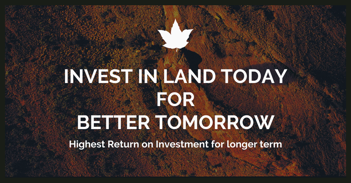 Invest in lands, for better future